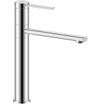 LAVEO PINAR bateria umywalkowa wysoka chrom z korkiem klik-klak BAW02ND