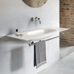 Catalano SFERA umywalka ścienna 75x50cm z kompletem mocowań biały połysk 175HZ00/0520760001