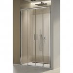 Sanswiss Top-Line S drzwi rozsuwane czteroczęściowe 120cm profil biały TLS41200407