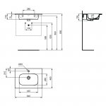 Ideal Standard Ideal Standard i.life A is i.life a umywalka 60 white bxd T461901 