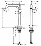 Hansgrohe Tecturis S Jednouchwytowe baterie umywalkowe Fine z CoolStart Biały Matowy 73370700