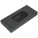 Elita UMYWALKA DIMPLE 100 ścienna MARMUR ANTHRACITE MATT 168862 / RE041000026010