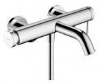 Hansgrohe Tecturis S Jednouchwytowa bateria wannowa natynkowa Czarny Matowy 73422670
