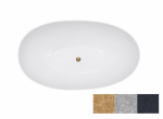 Besco Siya Glam 160 wanna wolnostojąca złota + klik-klak chrom WMD160SZ