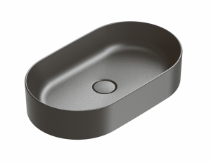 Catalano ZERO umywalka nablatowa 50x35 h=12 cm czarny mat 0122500022