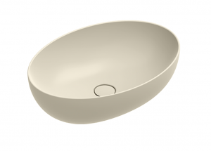 Catalano SFERA umywalka nablatowa 60x42 h=16 cm kolor lnu / beżowy mat 0522600030