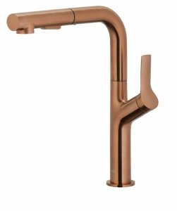 KFA DUERO DESIGN ROSE GOLD bateria kuchenna z wyciąganą wylewką miedź szczotkowana 662322034