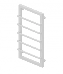 Termix MOKKA Grzejnik łazienkowy drabinkowy 70/30 biały mat MOKKA7030BM