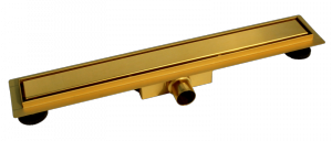 Balneo Duplex Next Gold BR80N 2w1 odpływ liniowy dwustronny do wklejenia płytki 80cm złoty szczotkowany WYSYŁKA