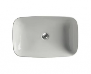 Kerasan Tribeca Umywalka nablatowa lub wpuszczana w blat 60x38 cm biała 514301