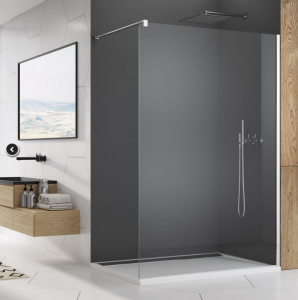 Ronal  Sanswiss Easy ścianka wolnostojąca Walk-in 160 cm srebrny połysk STR4P1605007