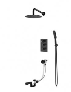 Vedo Desso Nero System natryskowy podtynkowy VBD4232/30/CZ/TERMO