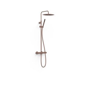 Tres OVER-WALL Zestaw baterii termostatycznej naściennej 2-drożnej prysznicowej Over-wall 19039302VO