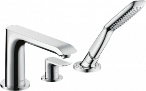 31190000 Hansgrohe Metris 3-otworowa jednouchwytowa bateria na brzeg wanny