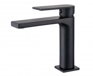 AQG Bateria umywalkowa Alpha Czarny 01ALP100NG