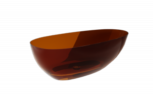 Besco Xara Earth Rust wanna wolnostojąca 160 maskownica czarny mat WAX160ERB