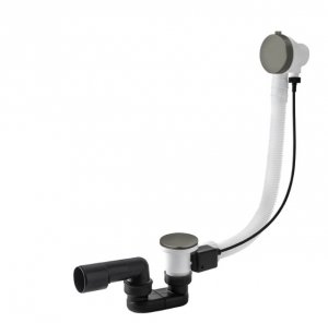 Vedo Minimalista I Przelew wannowy z korkiem automatycznym 57cm grafit 246M/60/SG