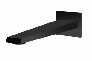 VEDO SETTE NERO Wylewka wannowa ścienna 180 mm