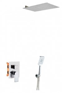 AQG Zestaw prysznicowy podtynkowy Alpha EC319 Chrom 19ALPEC31902
