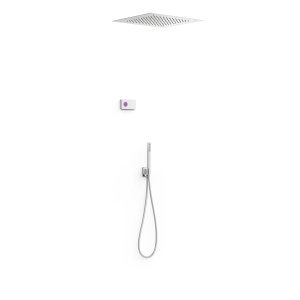 Tres SHOWER TECHNOLOGY ZESTAW ELEKTRONICZNEJ BATERII TERMOSTATYCZNEJ PODTYNKOWEJ 2-DROŻNEJ SHOWER TECHNOLOGY BLUE EDITION PRYSZNICOWE-09286561