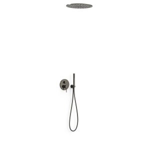 Tres STUDY zestaw prysznicowy podtynkowy Rapid-box Czerń metalizowana 26238005KM