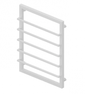 Termix MOKKA Grzejnik łazienkowy drabinkowy 70/53 biały mat MOKKA7053BM