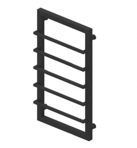 Termix MOKKA Grzejnik łazienkowy drabinkowy 70/30 czarny mat MOKKA7030CM