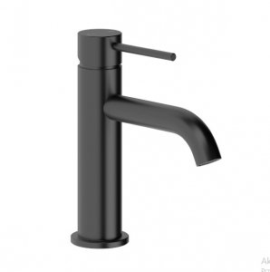 KFA Flint Bateria umywalkowa stojąca czarny mat 96890243