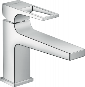 74502000 Hansgrohe Metropol Jednouchwytowa bateria umywalkowa 100 z uchwytem Loop i kompletem odpływowym Push-Open