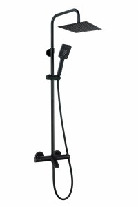 AQG System wannowy Nite Czarny z termostatem , Deszczownica Atlas 25 x 25 20NITC25NIB05