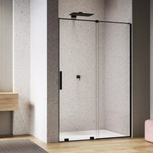 Ronal Sanswiss Amalia drzwi prysznicowe przesuwne 170 cm czarny mat D35S21700607