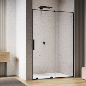 Ronal Sanswiss Amalia drzwi prysznicowe 140 cm czarny mat D35S21400607