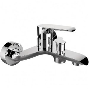 Laveo Alea Jednouchwytowa bateria wannowa natynkowa chrom BLE010D
