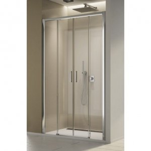 Sanswiss Top-Line S drzwi rozsuwane czteroczęściowe 120cm profil połysk TLS41205007