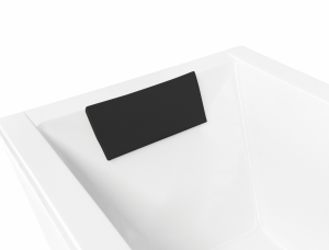 Besco Comfy zagłówek wannowy Black ZZWCB