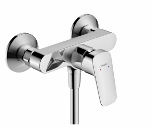 Hansgrohe Logis Jednouchwytowa bateria prysznicowa z 2 zakresami przepływu, natynkowa chrom 71601000