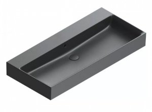 Catalano Premium umywalka 100x47 cm prostokątna czarny mat 0221000022