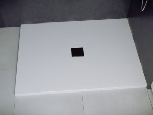 Besco Nox brodzik prostokątny White 110 + kratka czarna BMN11090BC