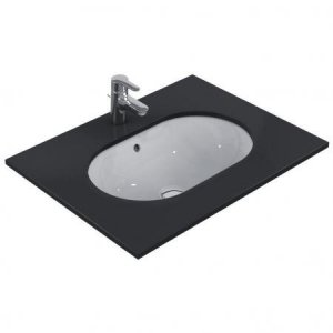 Ideal Standard Connect Umywalka podblatowa 62x42 cm z bez otworu na baterię, z przelewem, z powłoką Ideal Plus, biała E5050MA