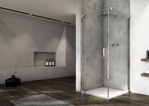 Ronal Sanswiss ścianka boczna 80x200 cm, szkło przezroczyste, profile Srebrny połysk CAT10805007