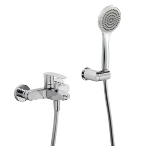 Tres Flat bateria wannowa chrom 20417001