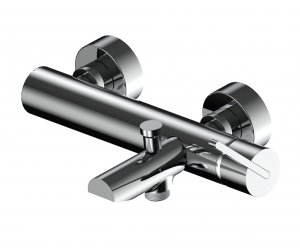 AQG Urban Bateria wannowa z zestawem natryskowym chrom 01URB424CR