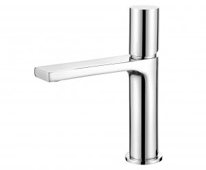 AQG Bateria umywalkowa Tube Chrom z aeratorem redukującym przepływ 01TUB108CR