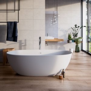 Ronal Glass 1989 Bloom Wanna wolnostojąca 160x70 cm biały mat VS00000