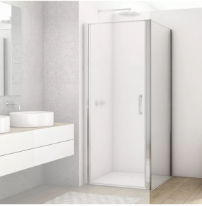 Ronal Sanswiss Divera ścianka prysznicowa 80 cm boczna do drzwi srebrny połysk D22F10805007