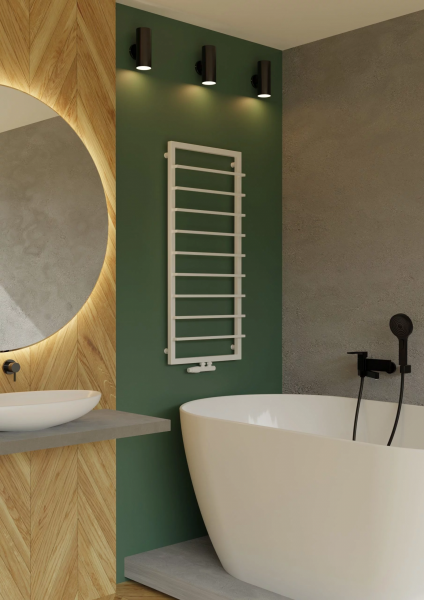 Termix MOKKA Grzejnik łazienkowy drabinkowy 70/30 biały połysk MOKKA7030BP