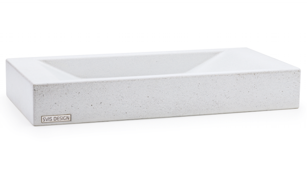 S.V.I.S. Design UMYWALKA 60 CM SIRIUS BASIC - NATURALNY, BEZ DEKORU, LAKIER MATOWY
