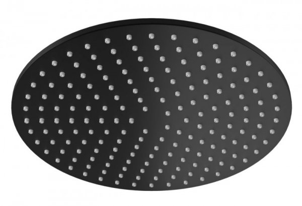 Kohlman Experience BLACK deszczownica okrągła 25cm czarny mat R25EB