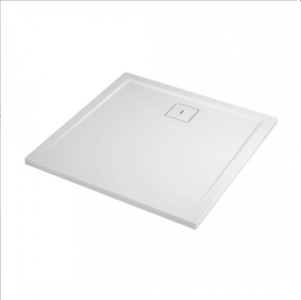 Ronal  Sanswiss Livada brodzik kwadratowy 100x100 cm konglomeratowy biały W20Q10004