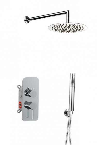 AQG Zestaw prysznicowy podtynkowy Urban Flow ER236 Chrom 19URFER23602